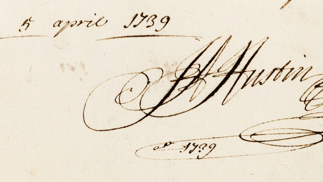 Handtekening Hustin