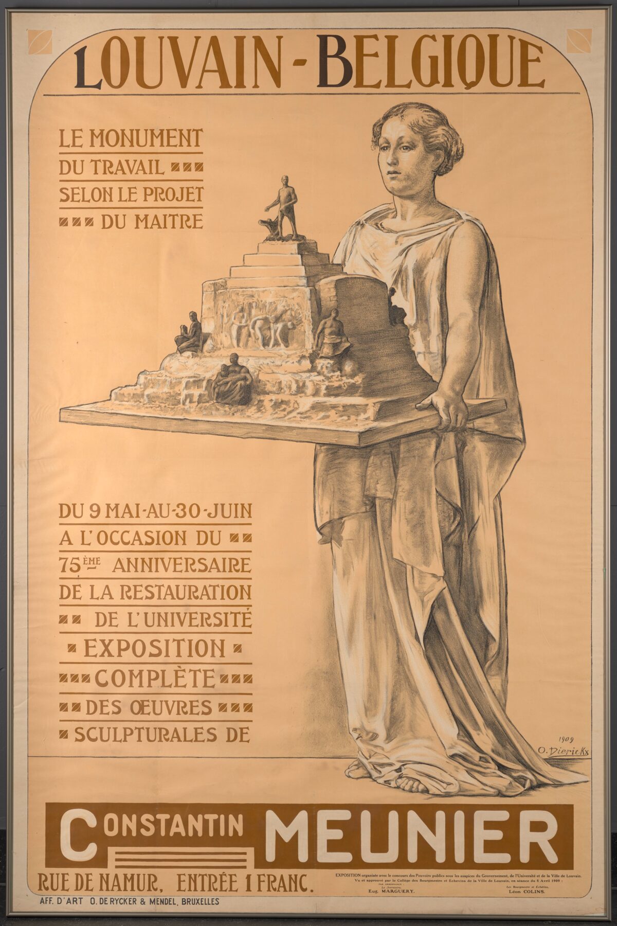 Meuniertentoonstelling in 1909.